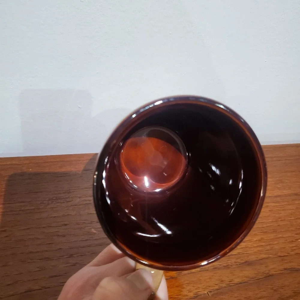 Sango‎ Nova Brown Creamer and single coffee cup